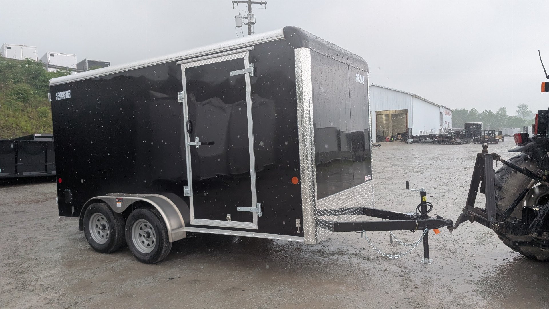 New 2025 Car Mate 7x14 HD Sportster Cargo Trailer w/ Barn Doors