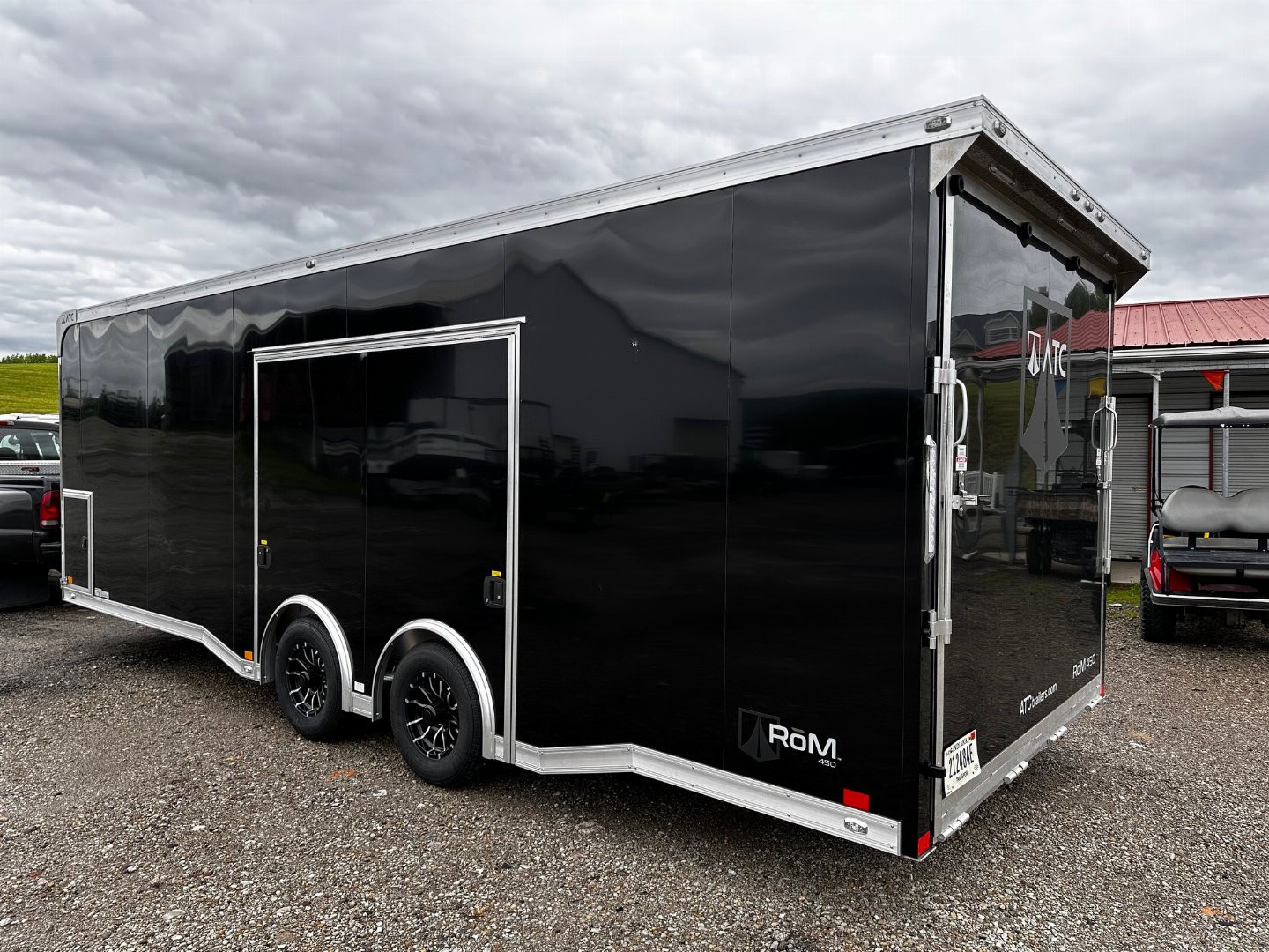 New 2025 ATC 8.5 x 24 ROM450 Enclosed Car Hauler w/ Relax & Plus Package