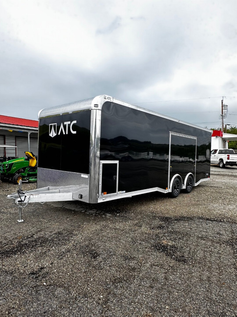 New 2025 ATC 8.5 x 24 ROM450 Enclosed Car Hauler w/ Relax & Plus Package