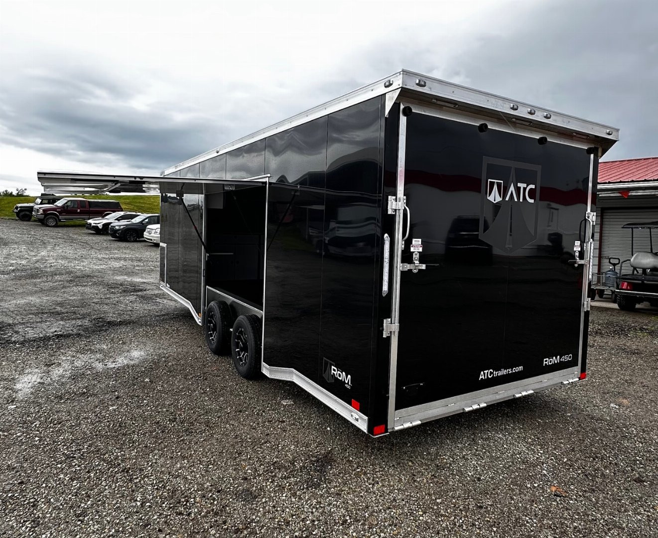 New 2025 ATC 8.5 x 24 ROM450 Enclosed Car Hauler w/ Relax & Plus Package