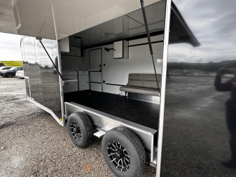 New 2025 ATC 8.5 x 24 ROM450 Enclosed Car Hauler w/ Relax & Plus Package