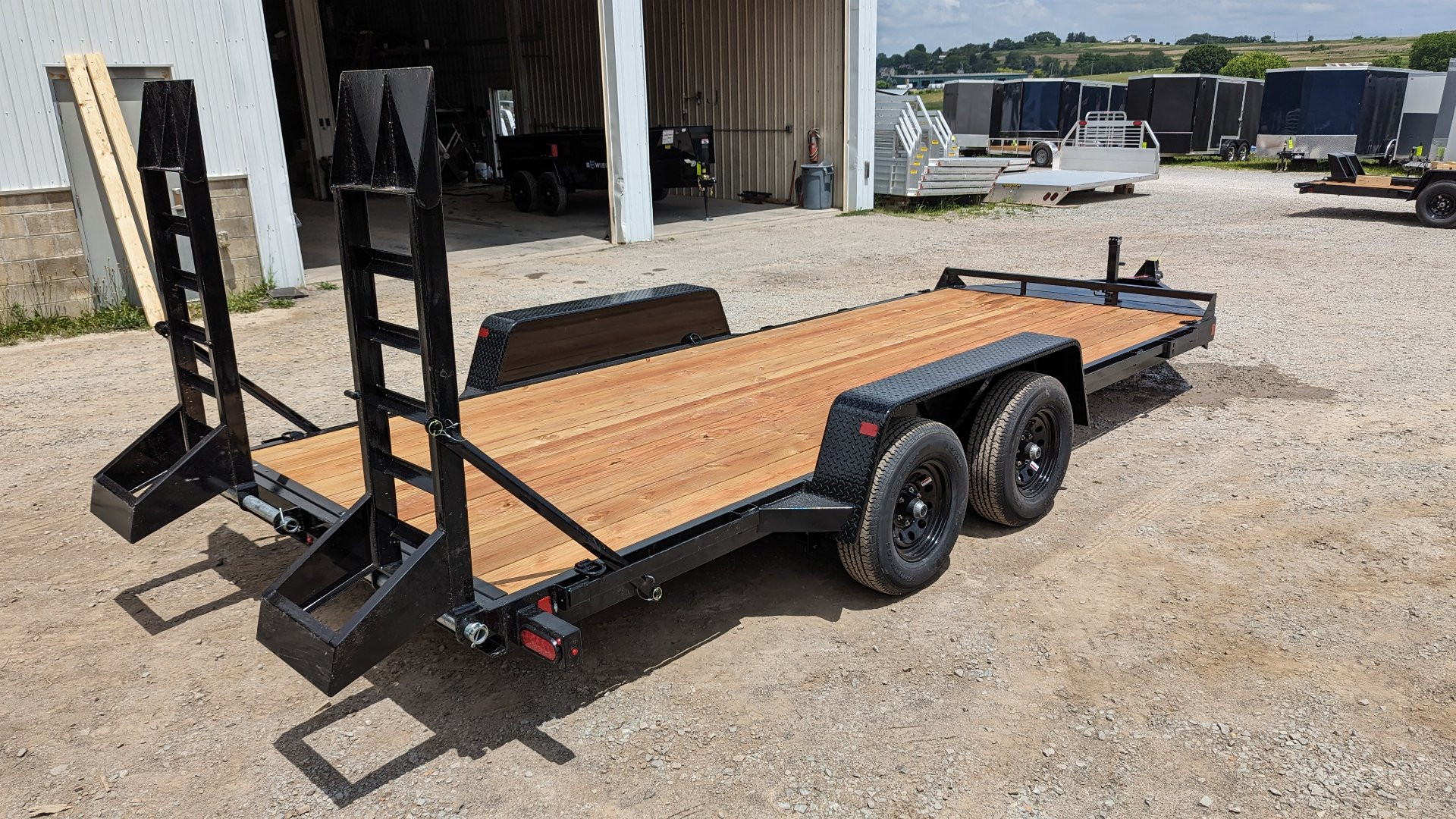 New 2025 BWise 18' Lo Pro Equipment Hauler w/ No Dove