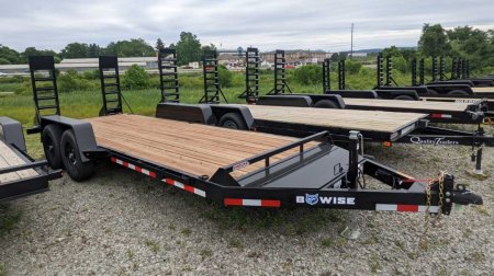 New 2025 BWise 18' Lo Pro Equipment Hauler w/ No Dove