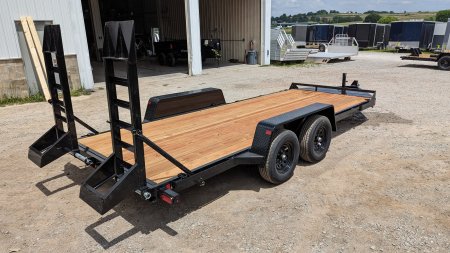 New 2025 BWise 18' Lo Pro Equipment Hauler w/ No Dove