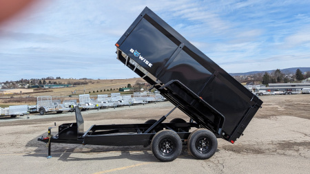 New 2026 BWise 6x12 Lo Pro Dump w/ Underbody Ramps, 44" High Sides