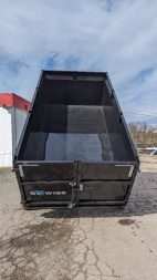 New 2026 BWise 6x12 Lo Pro Dump w/ Underbody Ramps, 44" High Sides