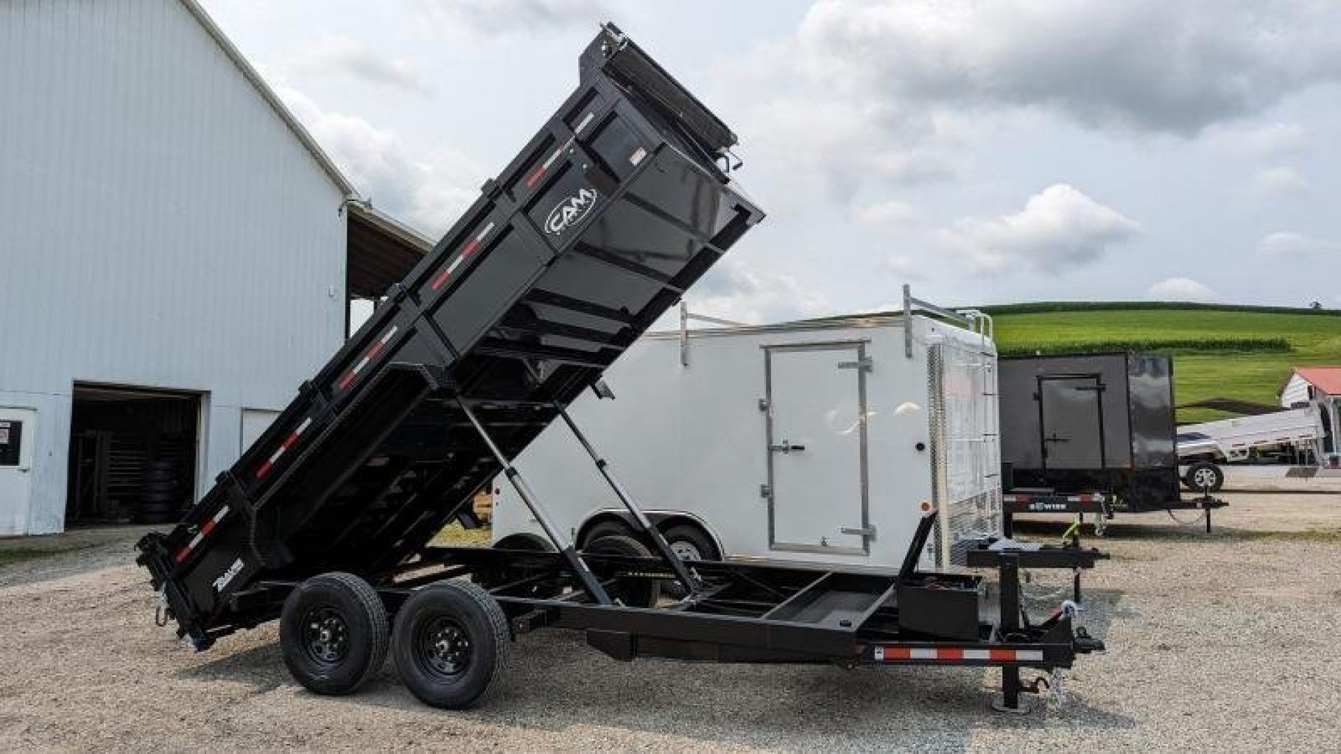 New 2025 CAM Superline 6'10" x 14' HD "BEAST" Lo Pro Equipment Dump w/ Underbody Ramps