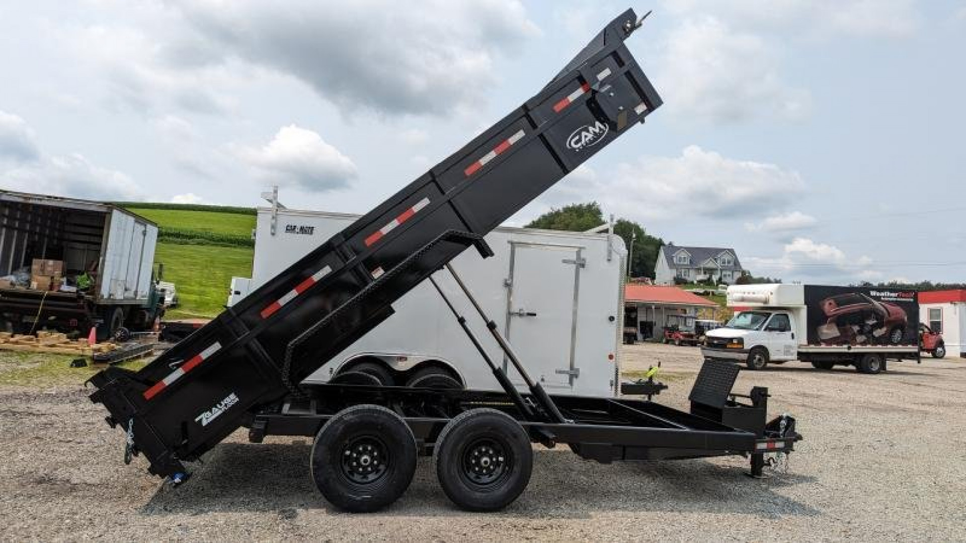 New 2025 CAM Superline 6'10" x 14' HD "BEAST" Lo Pro Equipment Dump w/ Underbody Ramps