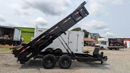 New 2025 CAM Superline 6'10" x 14' HD "BEAST" Lo Pro Equipment Dump w/ Underbody Ramps