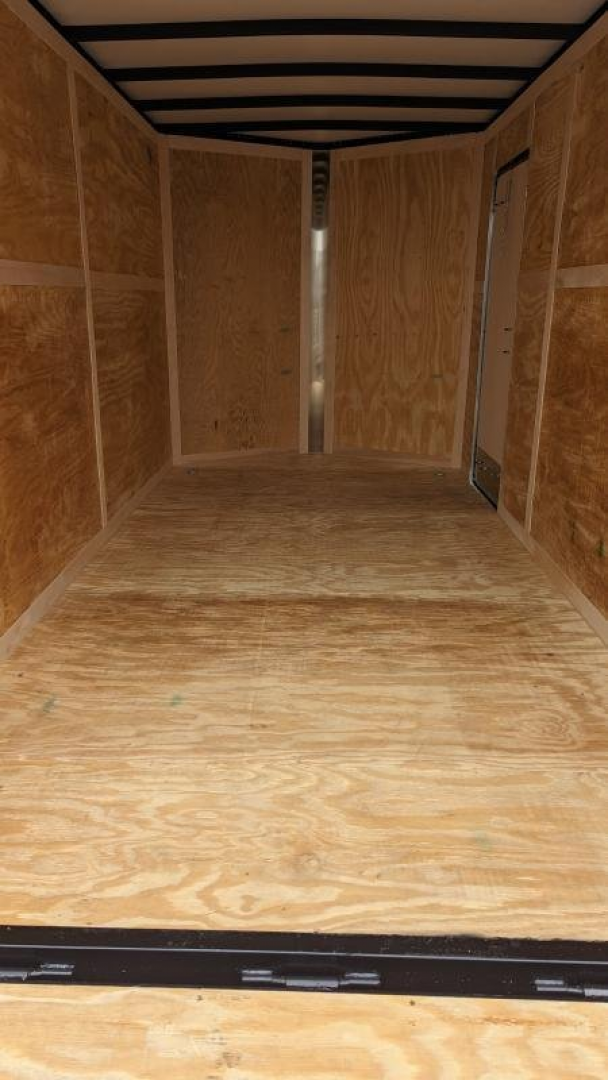 New 2026 Homesteader 7x14 Intrepid "OHV" V-Nose Cargo Trailer w/ Ramp Door (84" INSIDE)