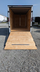New 2026 Homesteader 7x14 Intrepid "OHV" V-Nose Cargo Trailer w/ Ramp Door (84" INSIDE)