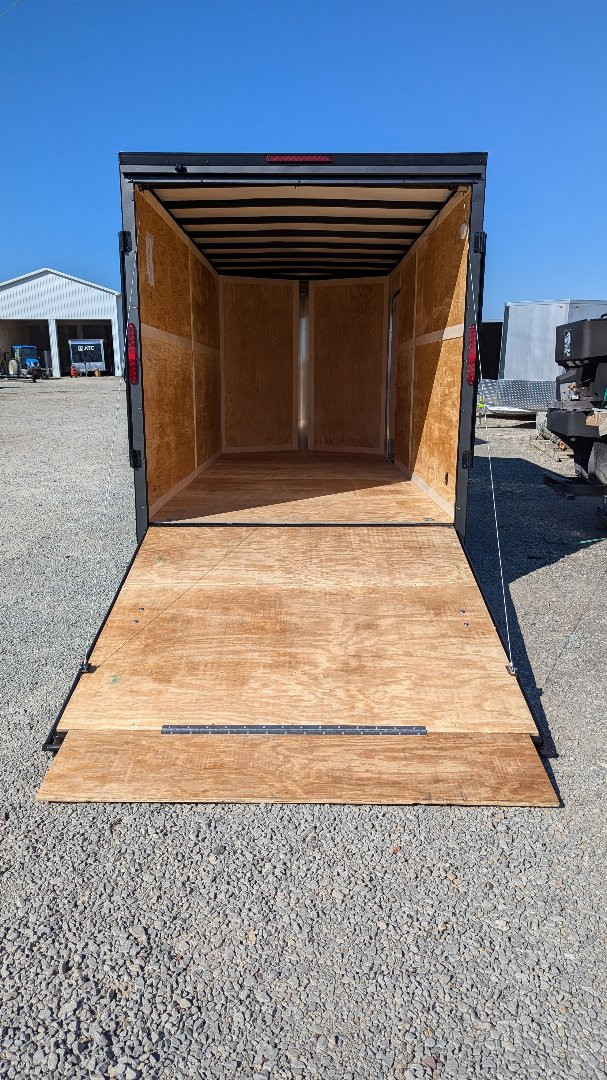 New 2026 Homesteader 7x16 Intrepid "OHV" V-Nose Cargo Trailer w/ Ramp Door (84" Inside)