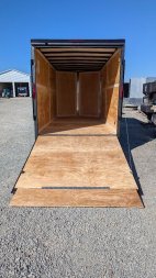 New 2026 Homesteader 7x16 Intrepid "OHV" V-Nose Cargo Trailer w/ Ramp Door (84" Inside)