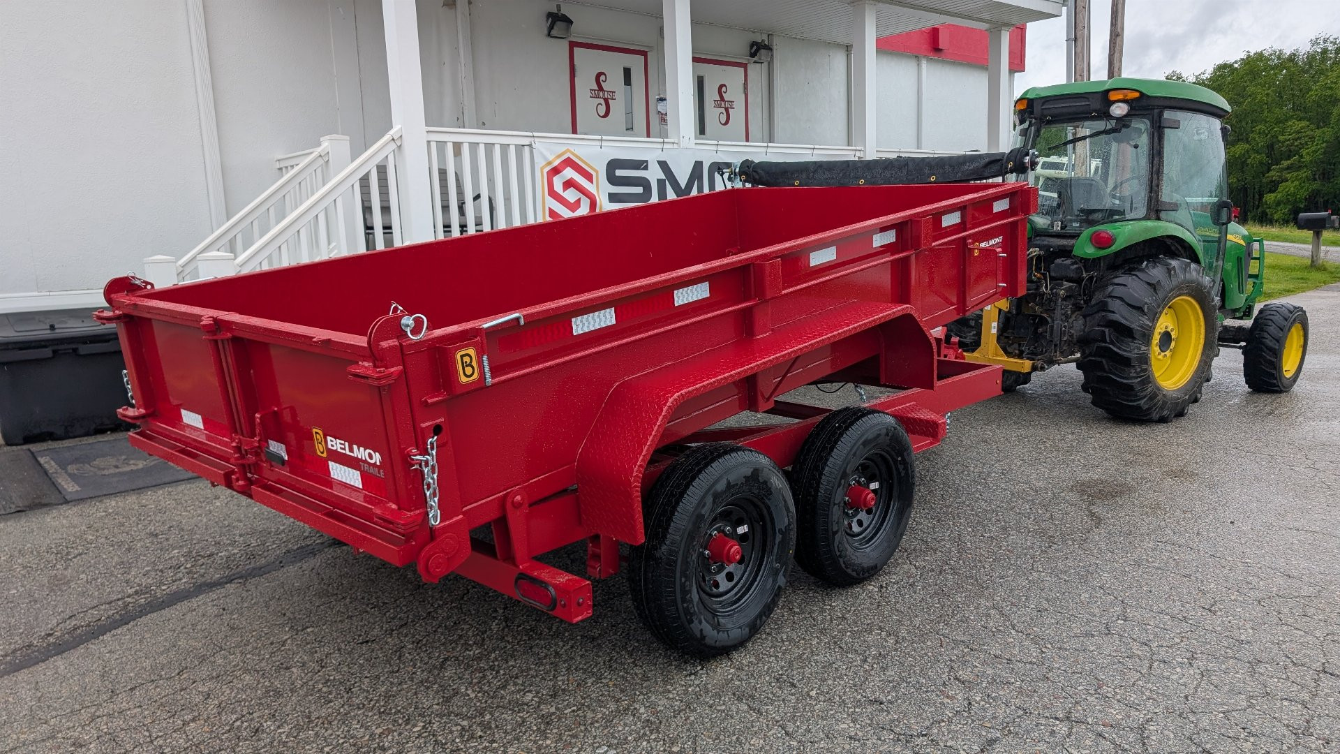 New 2025 Belmont 6x12 Lo Pro Equipment Dump w/ 3 Way Gate
