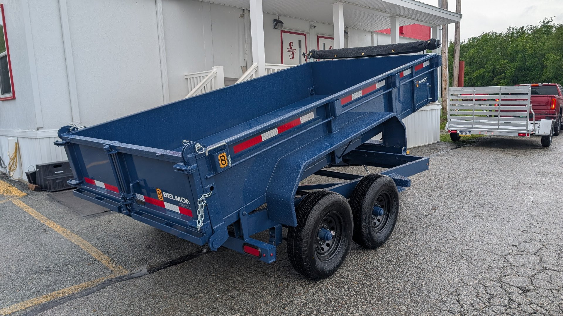 New 2025 Belmont 6x12 Lo Pro Equipment Dump w/ 3 Way Gate