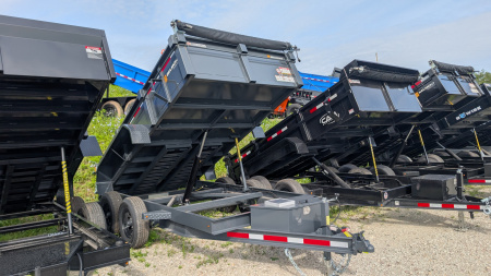 New 2025 Belmont 6x12 Lo Pro Equipment Dump w/ 3 Way Gate (PRICE DROP!!)