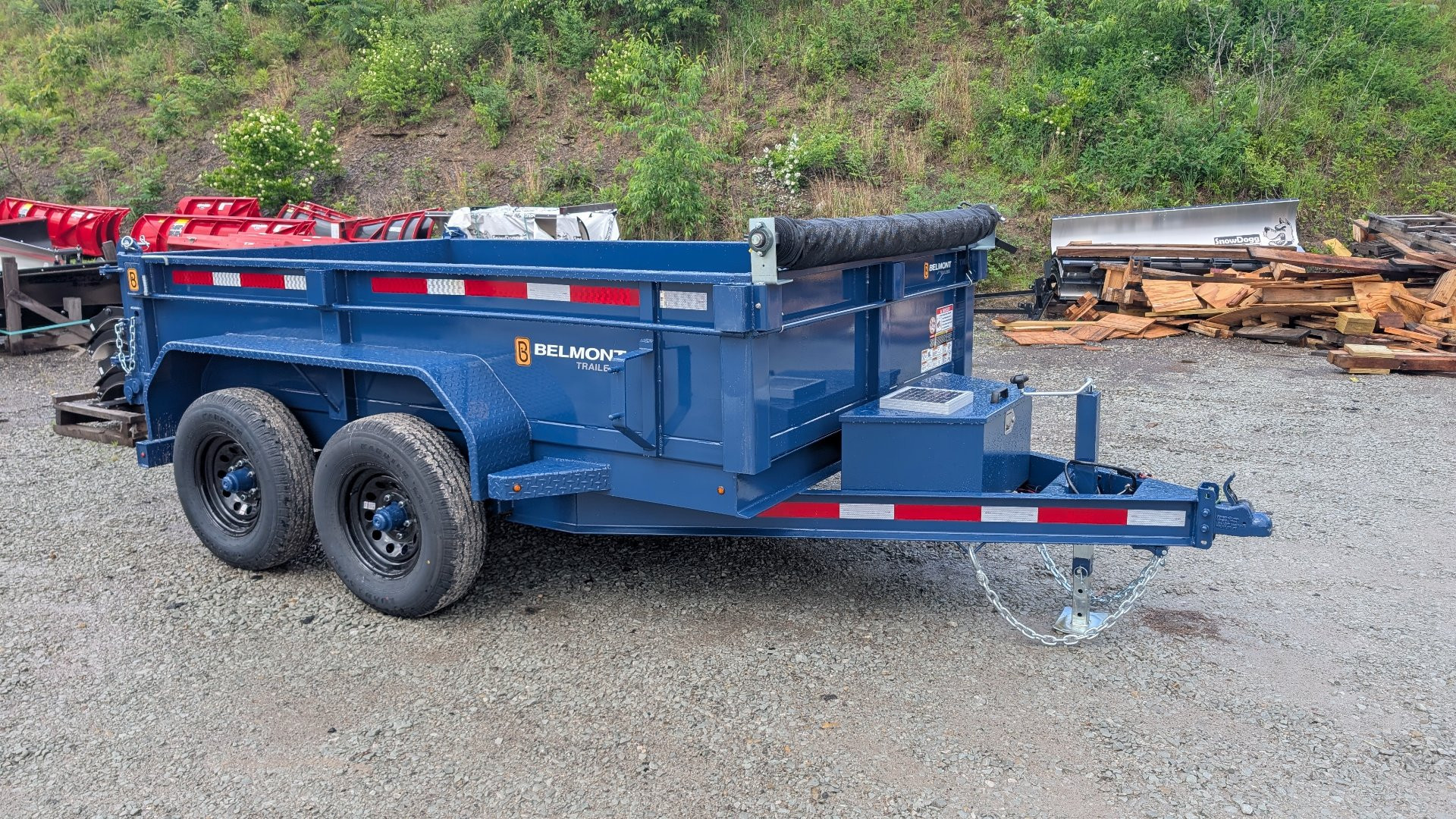 New 2025 Belmont 6x10 Lo Pro Equipment Dump w/ 3 Way Gate