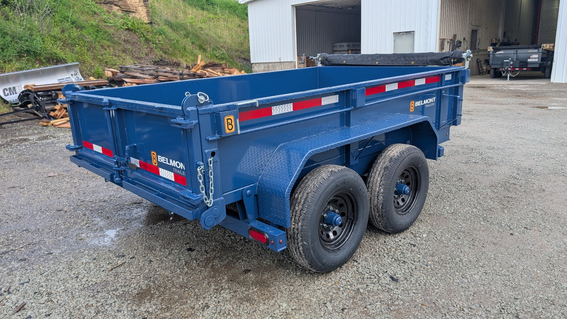 New 2025 Belmont 6x10 Lo Pro Equipment Dump w/ 3 Way Gate