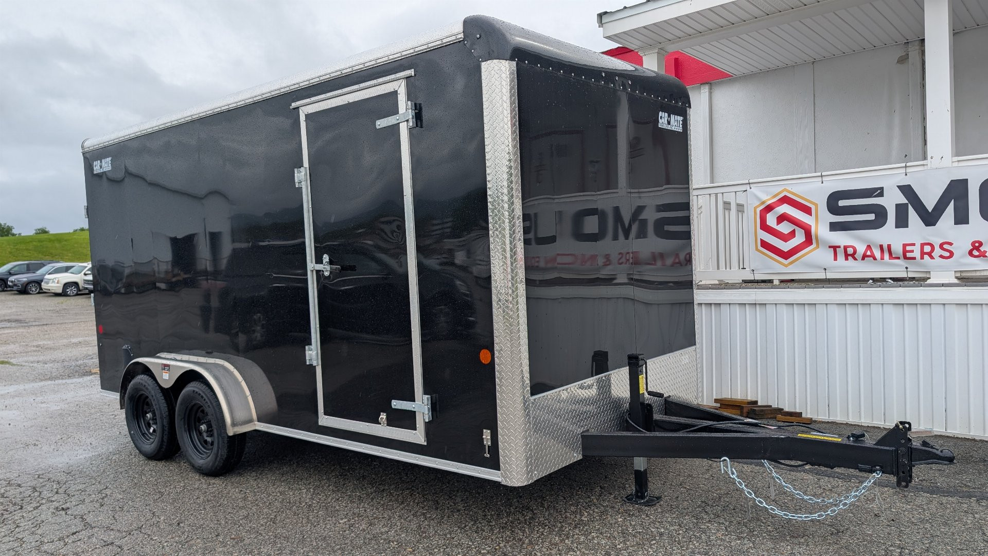 New 2025 Car Mate 7x16 HD Custom Cargo Trailer w/ Ramp Door (84" INSIDE!!)