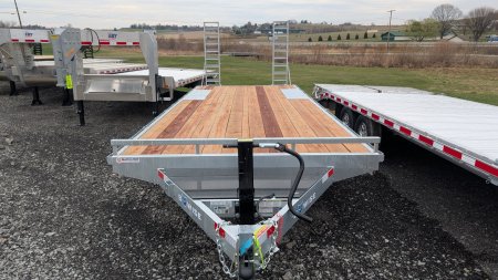 New 2025 BWise 20+4 HD GALVANIZED Deckover Tagalong w/ Stand Up Ramps