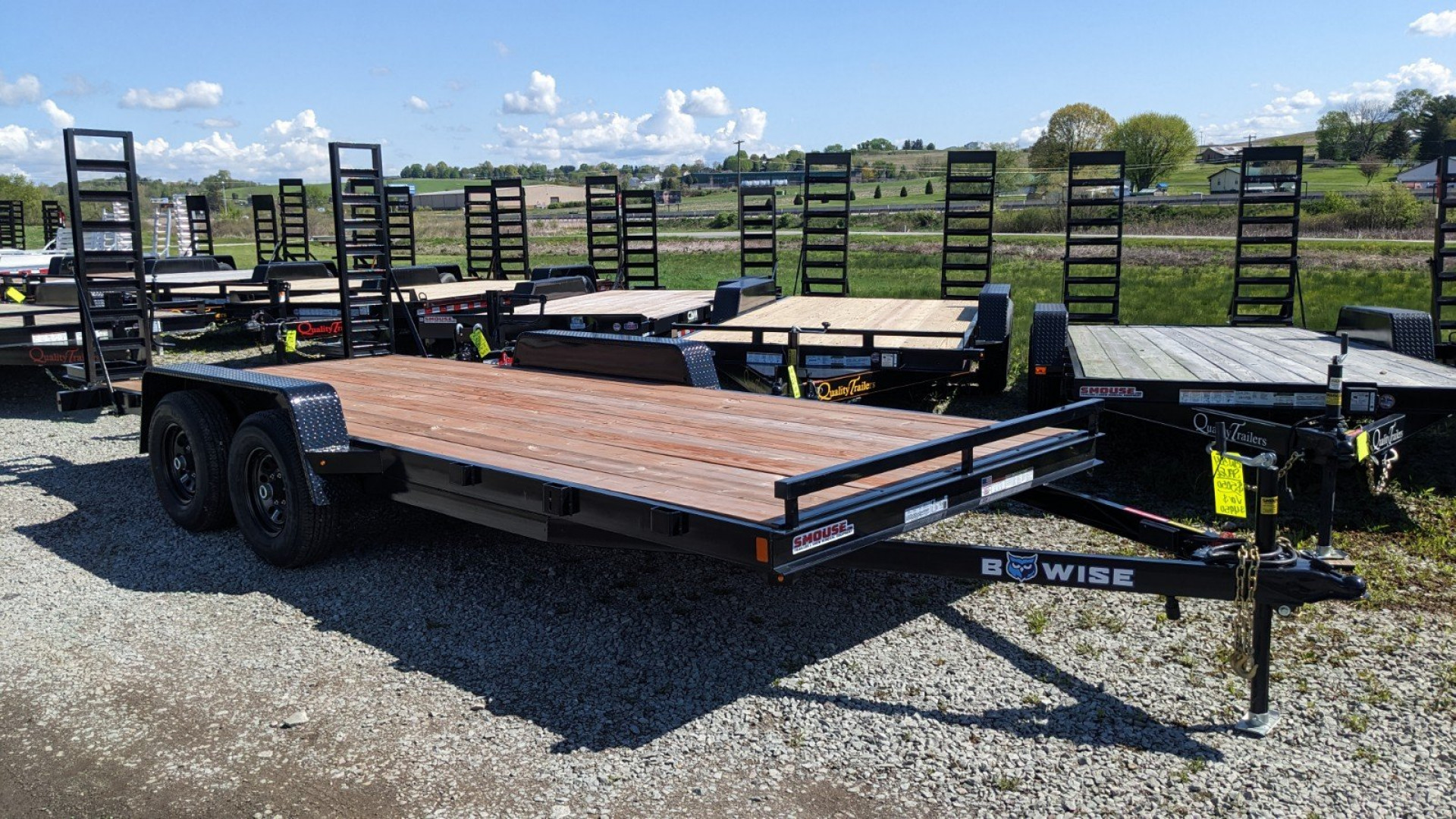 New 2026 BWise 18' Light Duty Equipment Hauler w/ 5' Ladder Ramps