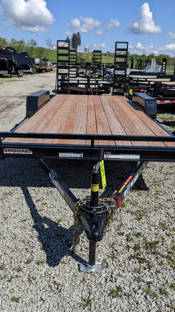 New 2026 BWise 18' Light Duty Equipment Hauler w/ 5' Ladder Ramps