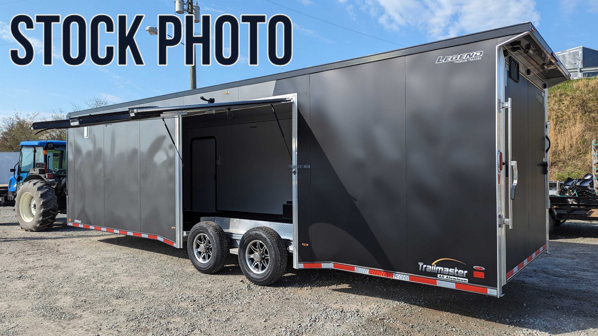 New 2026 Legend 8.5 x 20 Trailmaster Race Series Enclosed Car Hauler w/ Ramp (FLIP UP ESCAPE DOOR!!!)