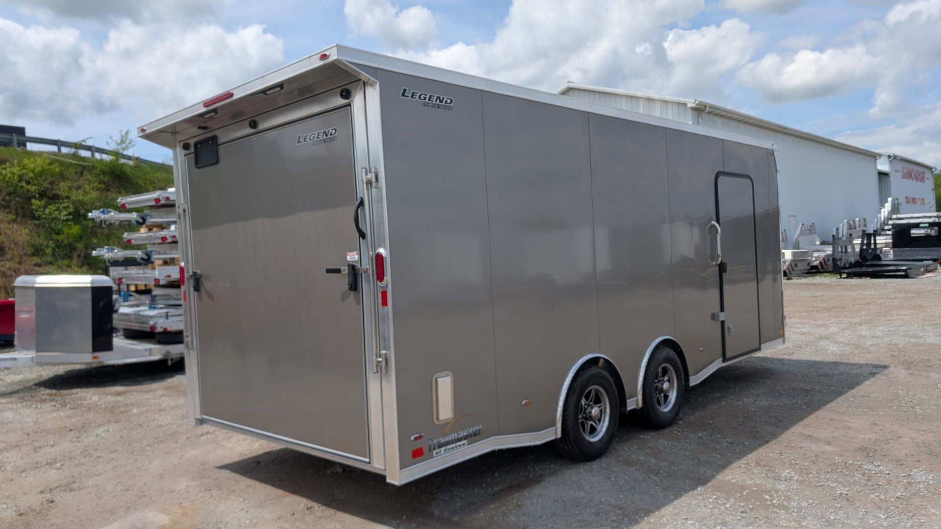 New 2026 Legend 8.5 x 20 Trailmaster Race Series Enclosed Car Hauler w/ Ramp (FLIP UP ESCAPE DOOR!!!)