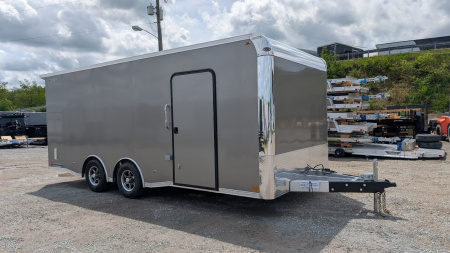 New 2026 Legend 8.5 x 20 Trailmaster Race Series Enclosed Car Hauler w/ Ramp (FLIP UP ESCAPE DOOR!!!)