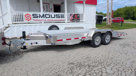 New 2025 EBY 20' "Kneeling" Aluminum Tilt Equipment Trailer (6 Degree Load Angle!!!)