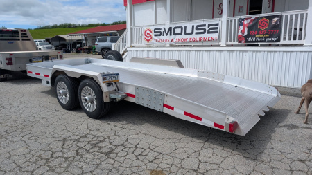 New 2025 EBY 20' "Kneeling" Aluminum Tilt Equipment Trailer (6 Degree Load Angle!!!)