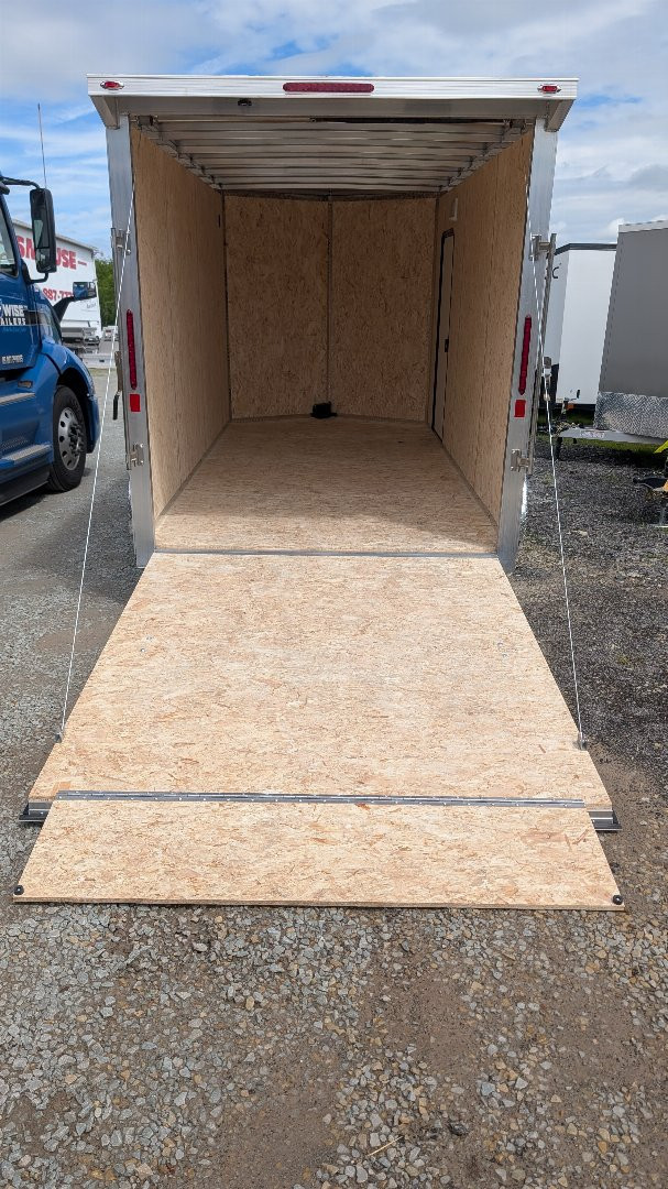 New 2025 Legend 7x14 + 2' V-Nose Aluminum Enclosed Cargo Trailer w/ Ramp Door