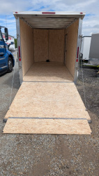 New 2025 Legend 7x14 + 2' V-Nose Aluminum Enclosed Cargo Trailer w/ Ramp Door