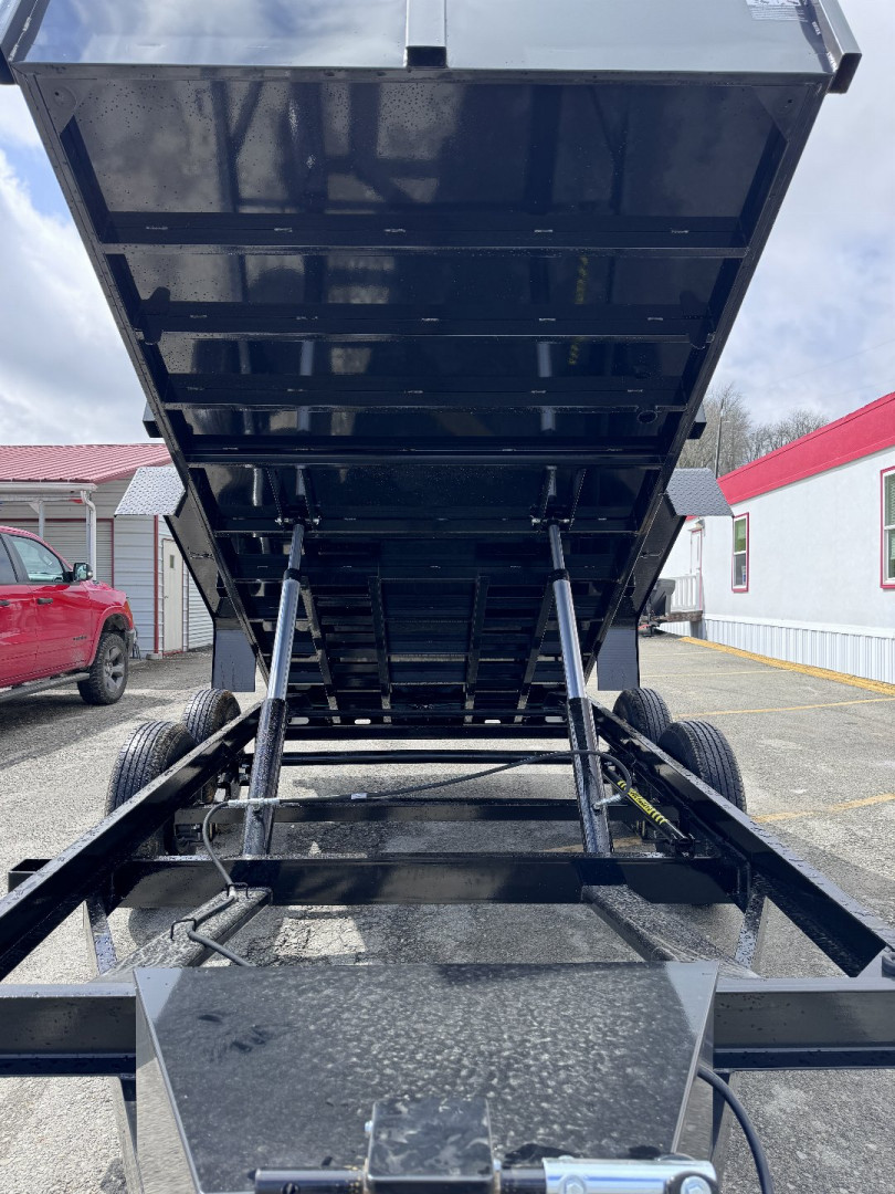 New 2025 BWise 6'9" x 12 HD Lo Pro Equipment Dump w/ Underbody Ramps