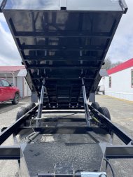 New 2025 BWise 6'9" x 12 HD Lo Pro Equipment Dump w/ Underbody Ramps