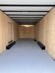 New 2025 Car Mate 8.5 x 24 HD Avalanche V-Nose Car Hauler w/ Ramp (9990# GVW - 84" INSIDE!!!)