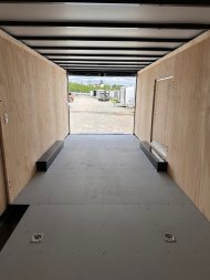New 2025 Car Mate 8.5 x 24 HD Avalanche V-Nose Car Hauler w/ Ramp (9990# GVW - 84" INSIDE!!!)