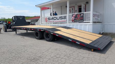 New 2025 Belmont 32' Gooseneck Deckover w/ 12' Hydraulic Dove Tail & WINCH (PRICE DROP!!)