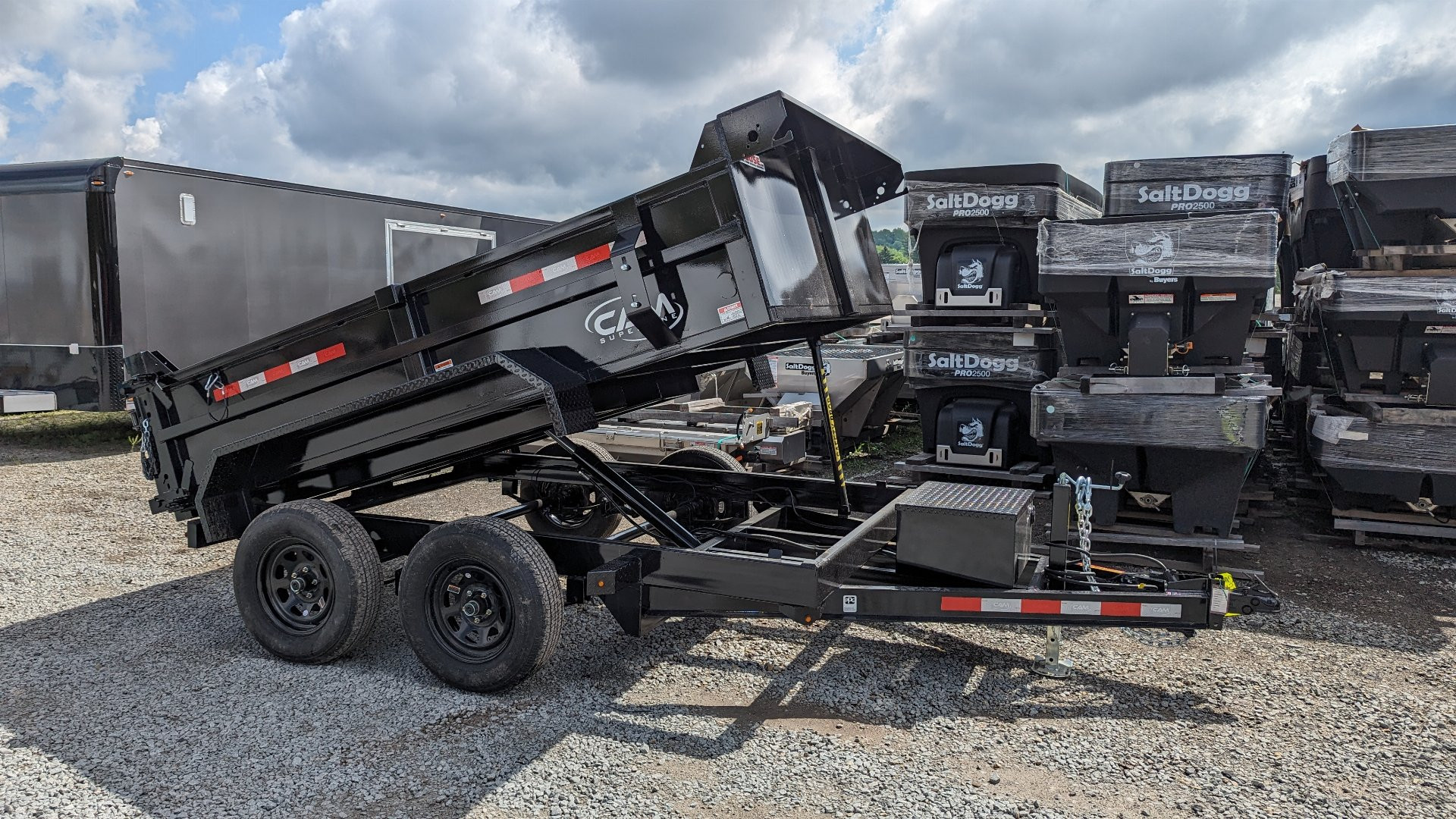 New 2025 CAM Superline 6x12 Lo Pro Standard Duty Equipment Dump Trailer