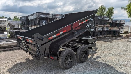 New 2025 CAM Superline 6x12 Lo Pro Standard Duty Equipment Dump Trailer