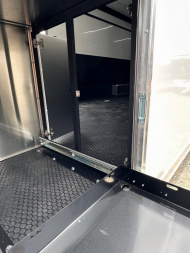 New 2025 ATC 8.5 x 28 "ROM450" ALUMINUM Enclosed Car Hauler w/ PED Door
