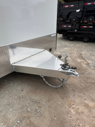 New 2025 ATC 8.5 x 28 "ROM450" ALUMINUM Enclosed Car Hauler w/ PED Door