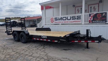 New 2025 CAM Superline 20' Lo Pro Channel Equipment Hauler w/ 5' Ramps