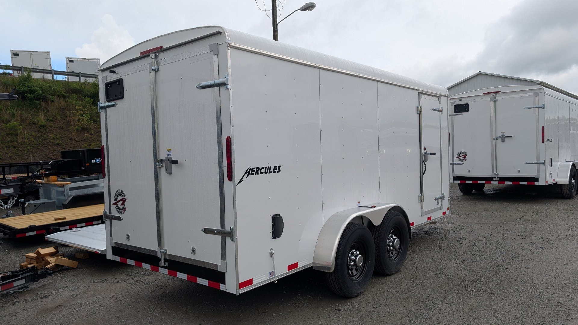 New 2025 Homesteader 7x16 HD Hercules Cargo Trailer w/ Rear Barn Doors (14000# GVW)
