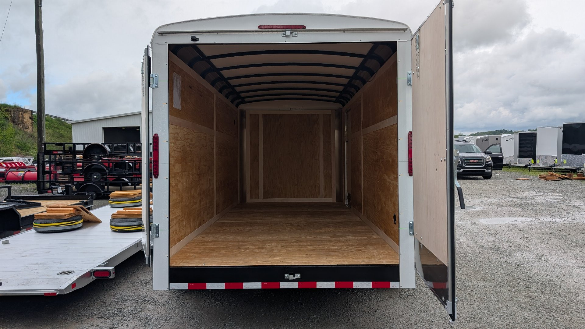 New 2025 Homesteader 7x16 HD Hercules Cargo Trailer w/ Rear Barn Doors (14000# GVW)