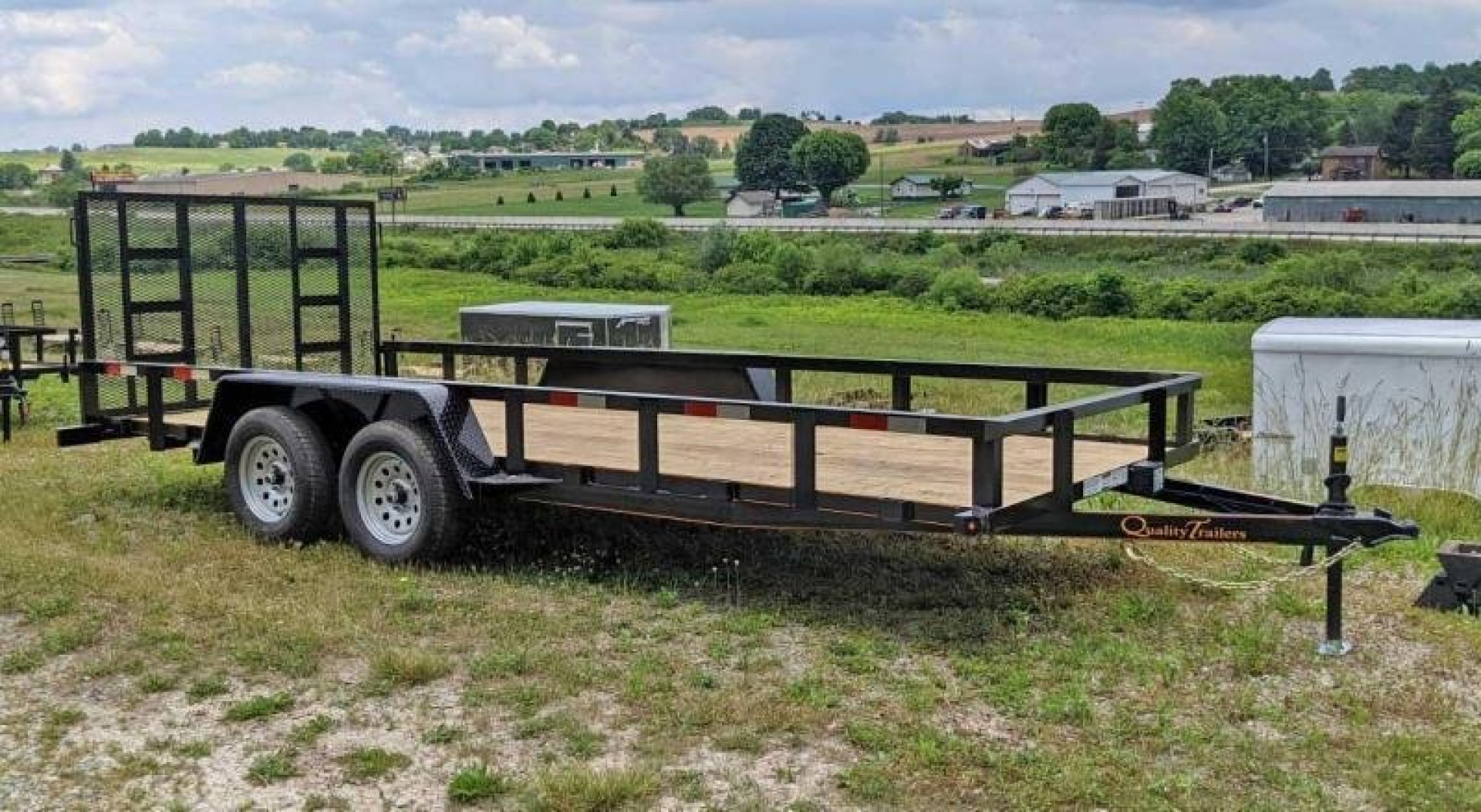 New 2025 Quality 7x18 HD General Duty Utility Trailer - NO DOVE