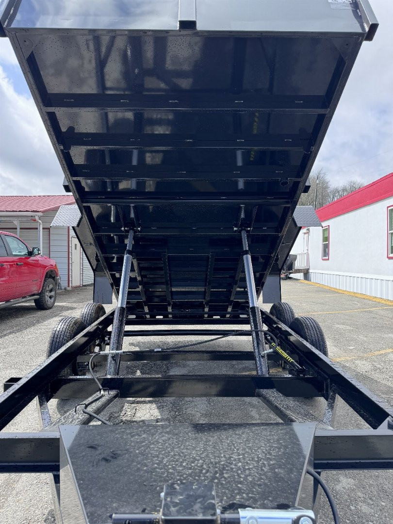 New 2025 BWise 6'9" x 14 HD Lo Pro Equipment Dump w/ Combo Gate (7GA Floor!!!)