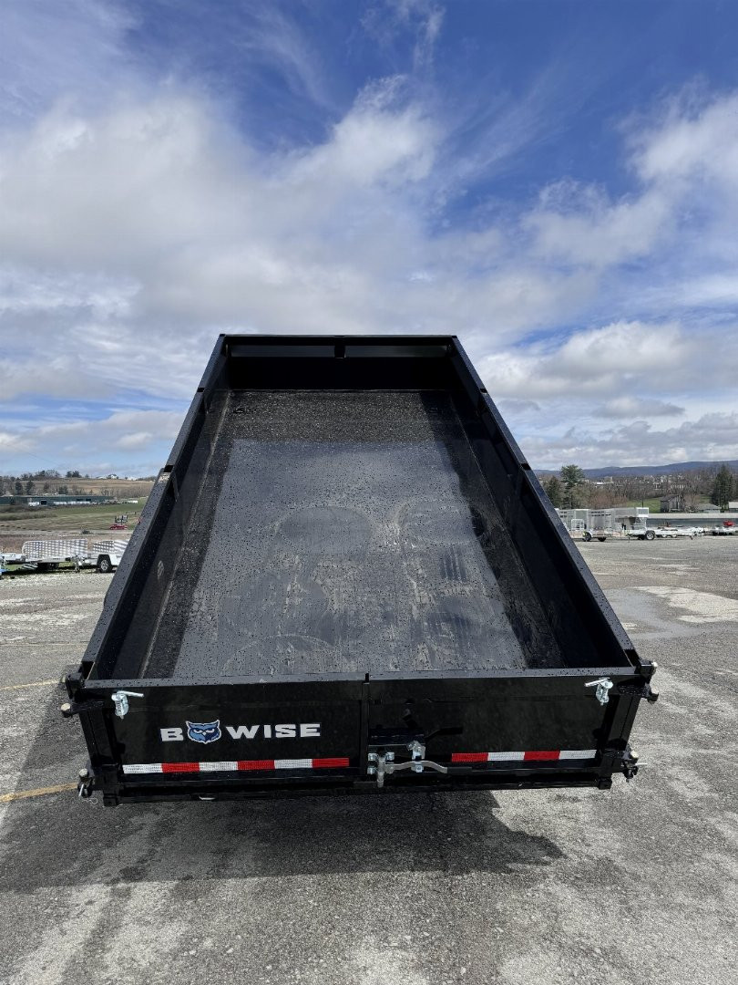 New 2025 BWise 6'9" x 14 HD Lo Pro Equipment Dump w/ Combo Gate (7GA Floor!!!)