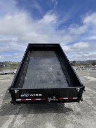 New 2025 BWise 6'9" x 14 HD Lo Pro Equipment Dump w/ Combo Gate (7GA Floor!!!)