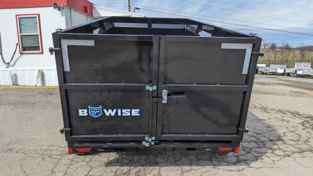 New 2026 BWise 6x12 Lo Pro Dump w/ Underbody Ramps, 44" High Sides